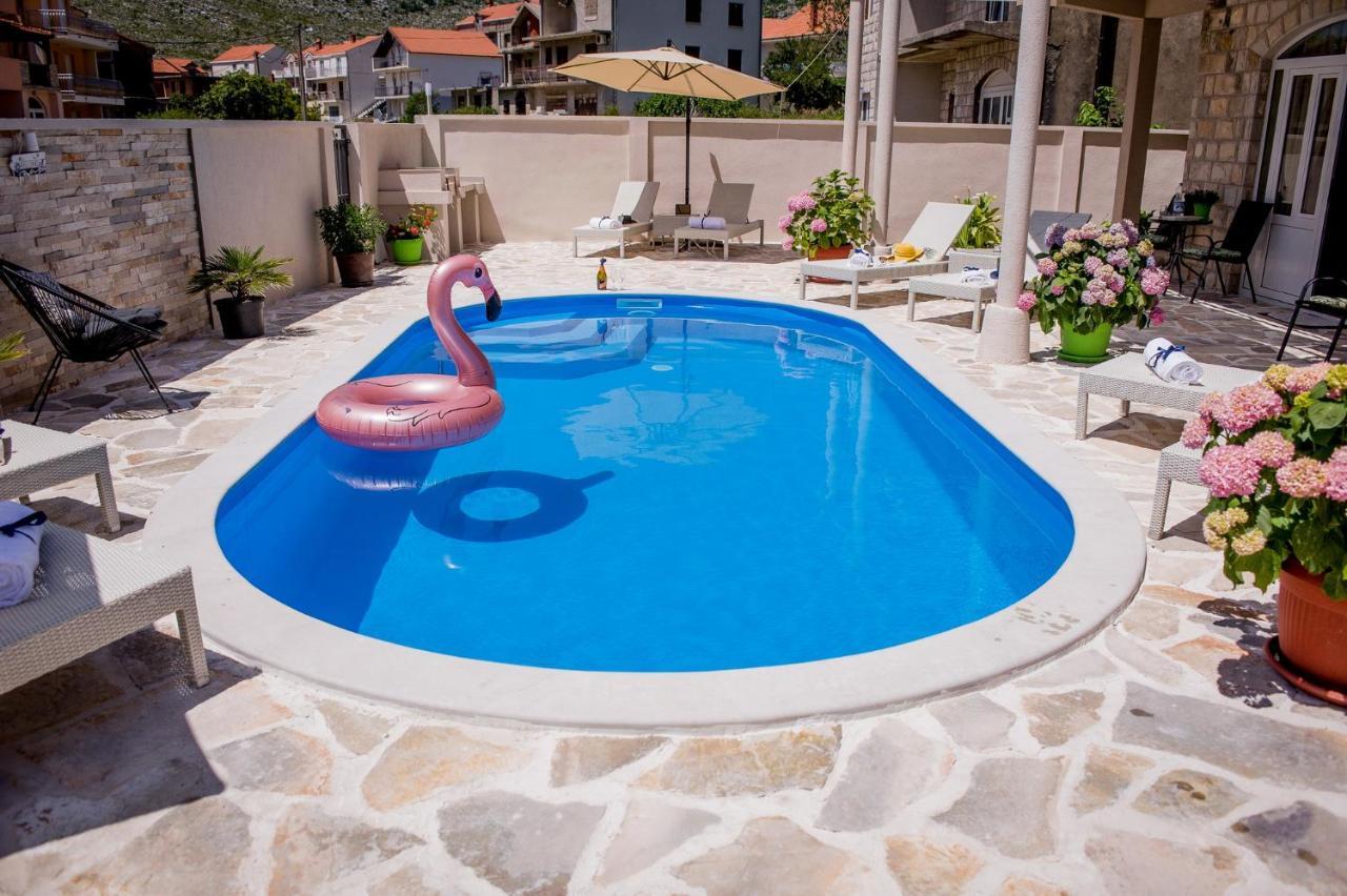 Villa Branka Apartments Near Dubrovnik With Pool Ivanica Bagian luar foto